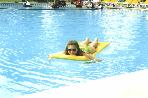Melanie floting some more